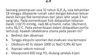 Soal dan Pembahasan Reproduksi Obstetri Ginekologi  Part 2  UKMPPD  Final Blok [upl. by Ardnuas]