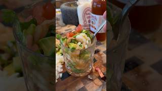 Traditional Mexican Shrimp Cocktail mexico food foodie cooking yummy shrimp mariscos [upl. by Aloke]