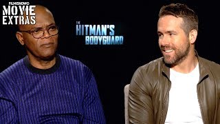 The Hitmans Bodyguard 2017 Ryan Reynolds amp Samuel L Jackson talk about the movie [upl. by Bo]