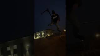 🔥 at milnrow today skatepark insanetricks scootering scooter [upl. by Narton]