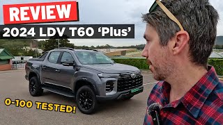 2024 LDV T60 Max Plus review 0100 amp POV test drive [upl. by Pepito]