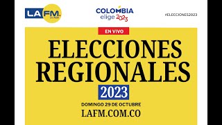 Elecciones regionales de Colombia 2023  EN VIVO [upl. by Jolie]