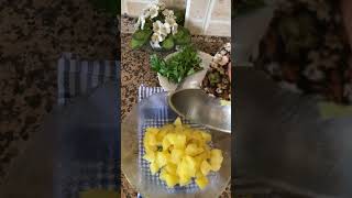 Patates salatası 1 YouTubeCreatorCommunity [upl. by Nimoynib]