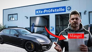 Unerwartete Probleme beim TÜV Darf der Panamera SO auf die Straße [upl. by Adyol]