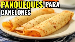 👩‍🍳 Receta de Panqueques Para Canelones  Como Hacer Panqueques Para Canelones [upl. by Larred165]