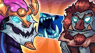 Who would Win A Star Dragon or a Big Chomp League of Legends Aurelion Sol and Trundle ANIMATION [upl. by Morocco]