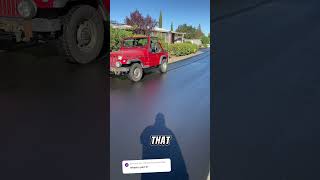 Part2of the sealcoating problems shorts sealcoating sealboiiz viral ytshorts jeeplife [upl. by Anitnas]