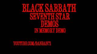 Black Sabbath quotIn Memoryquot Demo Seventh Star [upl. by Hollington872]