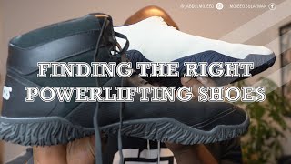 FINDING THE RIGHT POWERLIFTING SHOES  AVANCUS APEX POWER REVIEW [upl. by Alaek]