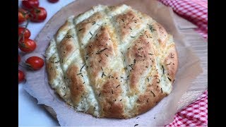 FOCACCIA  BRIOCHE PIUMINO SOFFICISSIMA  Garlic Mozzarella Bread [upl. by Edras]