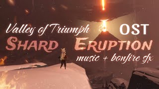 Sky OST Ambience  Valley Shard Eruption music  crackling fire [upl. by Aleiram]