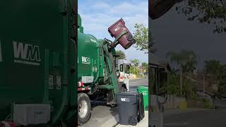 Peterbilt 520 Amrep on trash 🗑️ trashtruck amrep garbagetruck wastemanagement [upl. by Dorrehs]