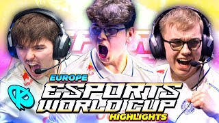 KARMINE CORP IS BACK  ESPORTS WORLD CUP ROCKET LEAGUE  Europe Highlights [upl. by Dalia569]