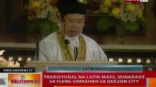 BT Tradisyunal na latin mass idinadaos sa isang simbahan sa QC [upl. by Akeit]