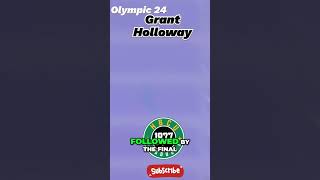 Grant Holloways Cruises in his Performance in Olympic Hurdles Semi Finals [upl. by Ailuy]