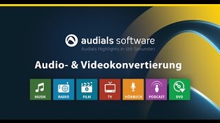 Audials 2017 in 120 Sekunden Audio amp Videokonvertierung [upl. by Aihseken396]