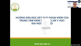 eSeminar Ngoại kiểm 2021 Dec P14  Hướng dẫn phân tích kết quả ngoại kiểm RIQAS [upl. by Ahtnahc689]