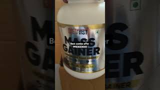 Mass gainer dietfirst massgainer creatine gainingweight musclegain musclegaindiet dietplan [upl. by Ittam]