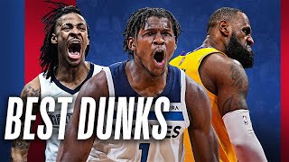 Best Dunks Of The 202122 NBA Season 🔥🔥 [upl. by Acireh]