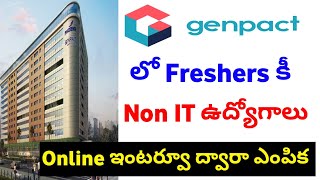 Genpact Company Latest Jobs In Hyderabad  Genpact Jobs Recruitment  Genpact Jobs Latest [upl. by Aihtennek]