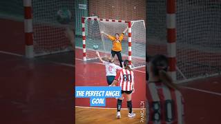 The perfect angle goal youtubeshorts shorts handball respect [upl. by Marlie988]