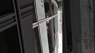 aluminium and glass fitting glassing videos glasss [upl. by Kimberlyn654]