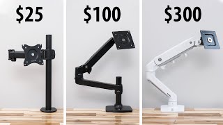 25 vs 300 Monitor Arm  What Stands Do I Recommend [upl. by Ronnoc]