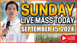 SUNDAY FILIPINO ONLINE LIVE MASS TODAY  SEPTEMBER 15 2024  FR FIDEL ROURA [upl. by Innavoij]