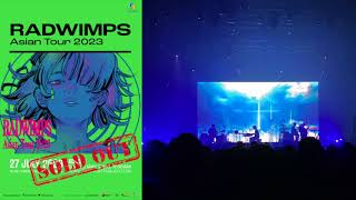 Radwimps Live In Bangkok 2772023 [upl. by Aixela328]