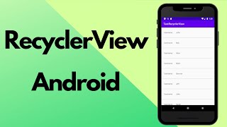 RecyclerView Android Studio  Beginners Guide [upl. by Nohpets723]