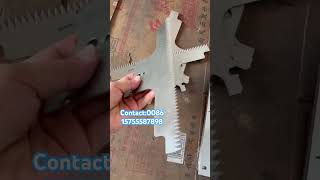 Packaging machine cutterFilm toothed blade [upl. by Iorgo959]