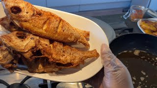 Gebakken vis recept Red snapper [upl. by Older]