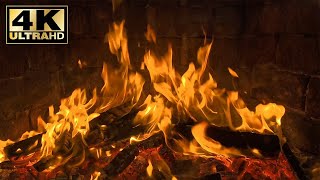 🔥 Fire Background Ultra HD 4K 🔥 Fireplace with Crackling Fire Sounds 🔥 Fireplace Burning [upl. by Dee Dee]