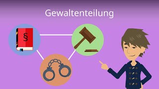 Gewaltenteilung Das Wichtigste  Studyflix [upl. by Wolliw847]