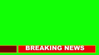 Breaking News Green Screen Templates  No Copyrights  Arishs Films [upl. by Maxine]