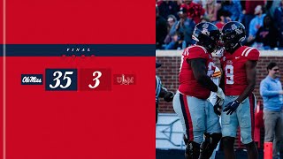 HIGHLIGHTS  Ole Miss Football vs ULM 111823 [upl. by Ahsimit]