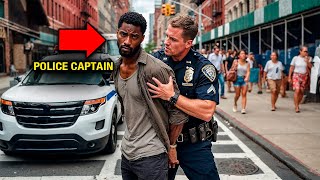 Racist Cop Tries To Arrest a Black Man Cause He’s Suspicious Not Knowing He’s the New Police Captain [upl. by Nyvrem]