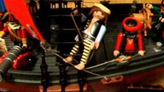 Playmobil Pirate Ship [upl. by Airamahs]