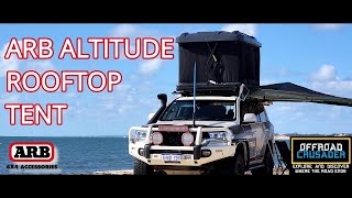 MY NEW ROOFTOP TENT  The ARB Altitude premium tent  First impressions and Landcruiser 200 fitment [upl. by Quartana]