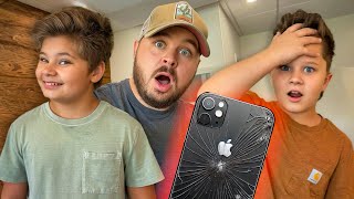 Surprising the Kids with New iPhones… Then THIS Happened [upl. by Gronseth]