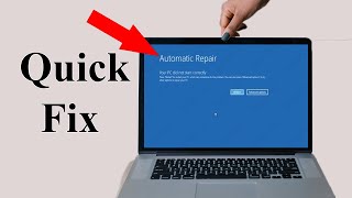 Fix your pc did not start correctly windows 10  11  Fix automatic repair loop Quick fix [upl. by Herby]