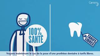 Comprendre le 100 Santé prothèses dentaires à la Camieg [upl. by Aicelaf]