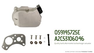 059145725E Turbo Actuator A2C53106046 For 20032010 Audi A4 A6 A8 Q7 30TDI Phaeton Touareg 30 [upl. by Quigley]