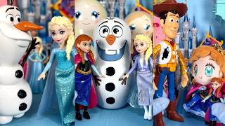 DISNEY PRINCESS Frozen Elsa and Anna  Let it Go  Jack World funny video😂Disney Best TikTok😂 [upl. by Ynos252]