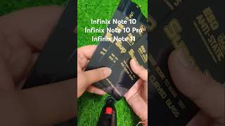 Best Quality Tempered Glass Screen Protector Guard for Infinix Note 10 Infinix Note 10 Pro Note 11 [upl. by Porty]