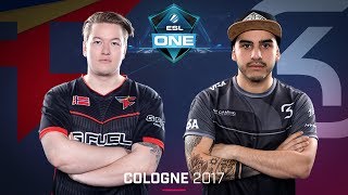 CSGO  SK vs OpTic Cache Map 2  Quarterfinal  ESL One Cologne 2017 [upl. by Ardis]