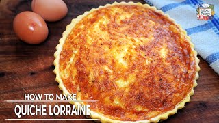 Amazingly Easy Quiche Lorraine Recipe [upl. by Negiam506]