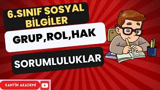 6SINIF SOSYAL BİLGİLER 1ÜNİTE ROLLERİMİZHAKLAR VE SORUMLULUKLARIMIZ 20242025  PDF [upl. by Yrolam]