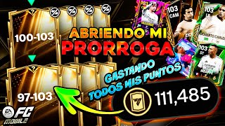 PRORROGA 😱 GASTANDO TODOS MIS PUNTOS Y ESTO ME SALIO FC25 MOBILE [upl. by Orlan]