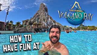 How To HAVE FUN At Volcano Bay 10 Tips For The Best Water Park Day 🌋🌊 [upl. by Ahcatan]